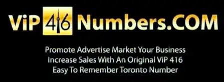 ViP 416 Number For Sale As Seen On TV Global News & Toronto Star - Photo 2