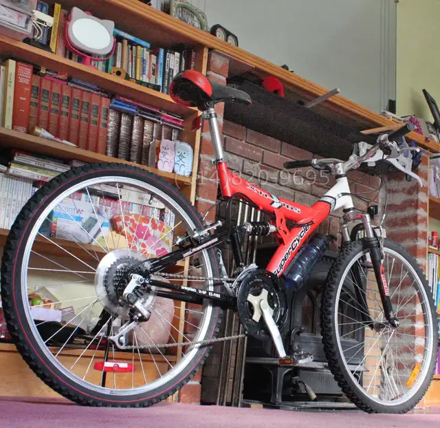 Mountain bike dual suspension Y-frame vélo vintage 90s NEW - Photo 5