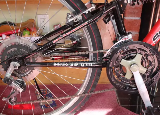 Mountain bike dual suspension Y-frame vélo vintage 90s NEW - Photo 7