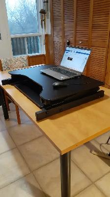 Convertisseur de bureau debout réglable Rocelco