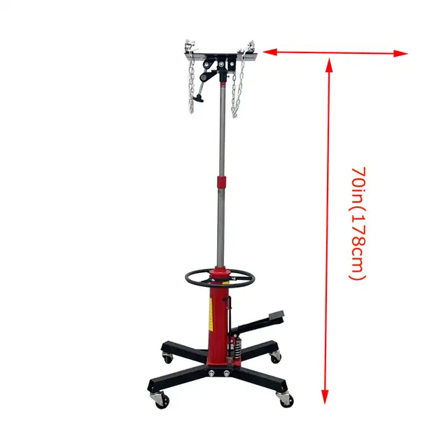 1300LB 2 Stage Hydraulic 360°Repair Swivel Wheels Jack 191017 - Photo 10