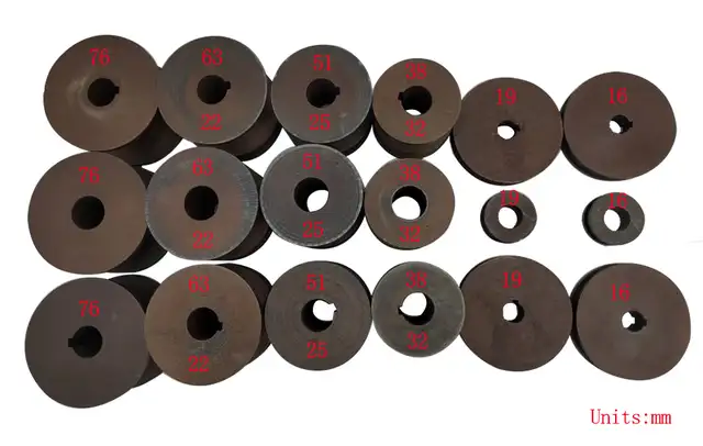 Rolling Pipe Bending Machine with 9 Round & 8 Square Die 190820 - Photo 6