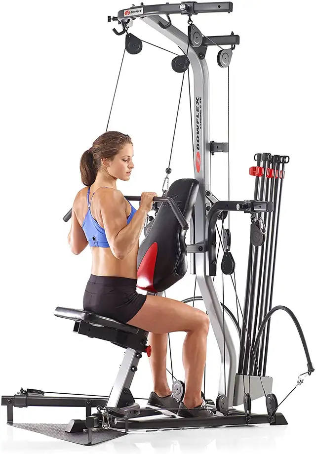 BowFleX Xtreme 2 Se with Ab Harness gym weights exercise - Photo 7