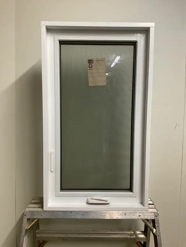 10843BP Fenêtre Battant PVC Blanc Verre sablé 23 x 40 - Photo 2