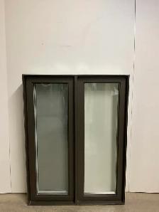 10844BH Fenêtre Battant HYBRIDE Brun Com 35 3/4 x 47 3/4