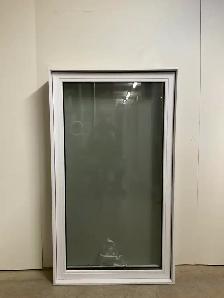 10806BP Fenêtre Battant PVC Blanc 1 sect 1 ouvr 34 x 59 1/2