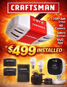 Craftsman BELT Camera Chamberlain Garage Door Opener