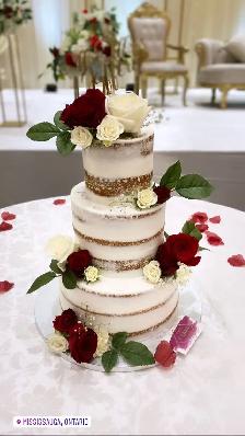 Beautiful wedding Cakes Milton Halton GTA delivery