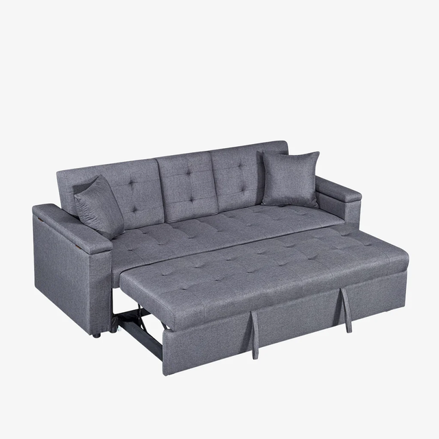 Sleek Sectional Sofa Bed With USB Charging Port In Huge Sale - Photo 2