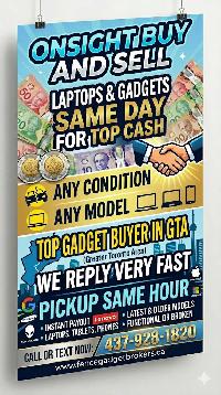 Sell me your laptop macbook ipad or any gadget