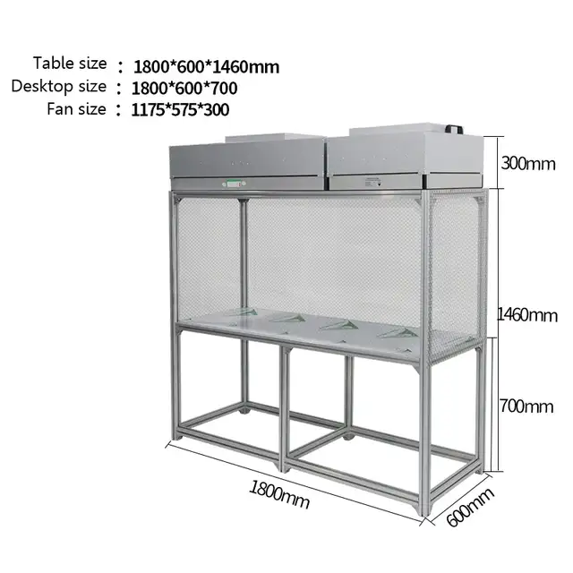HEPA Filter Vertical Laminar Flow Hood Air Flow Clean 020183