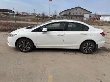 2013 Honda Civic Sdn EX Remote Start Brand New Safety only 133km