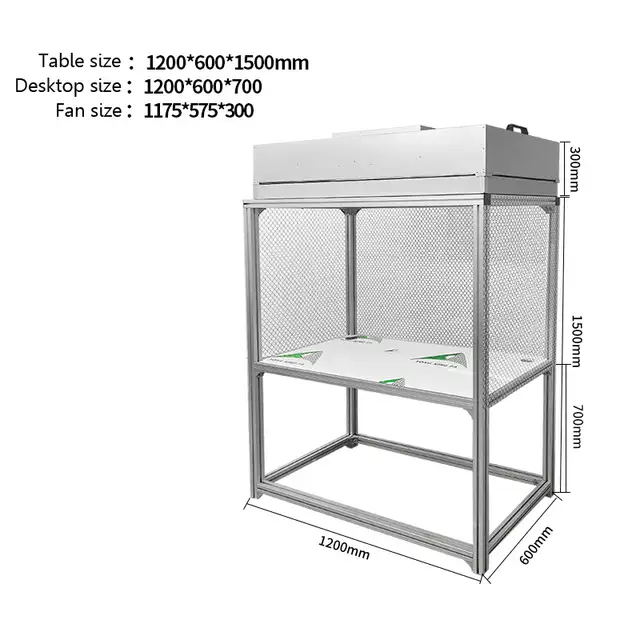 Vertical Laminar Flow Hood Air Clean Bench HEPA Filter 020187