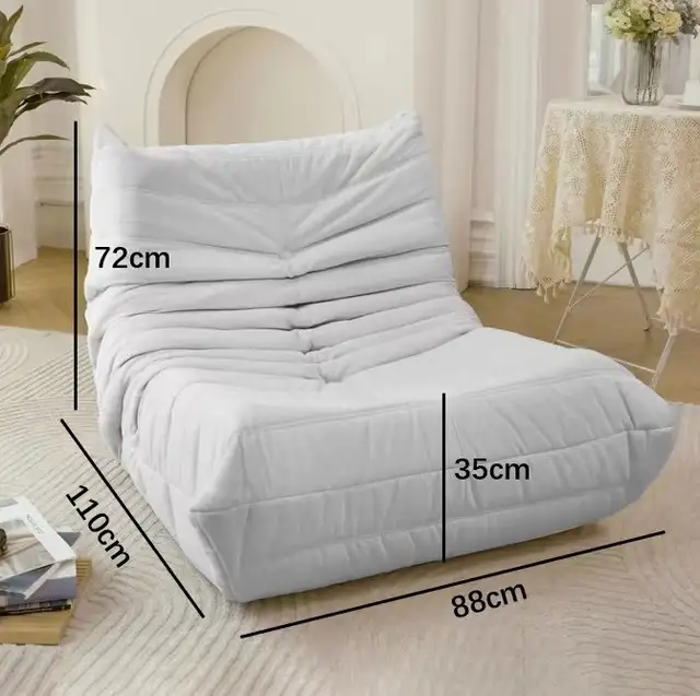 Brand New Lazy Sofa Couch - Plush Tufted Floor Sofa $299 - Photo 4