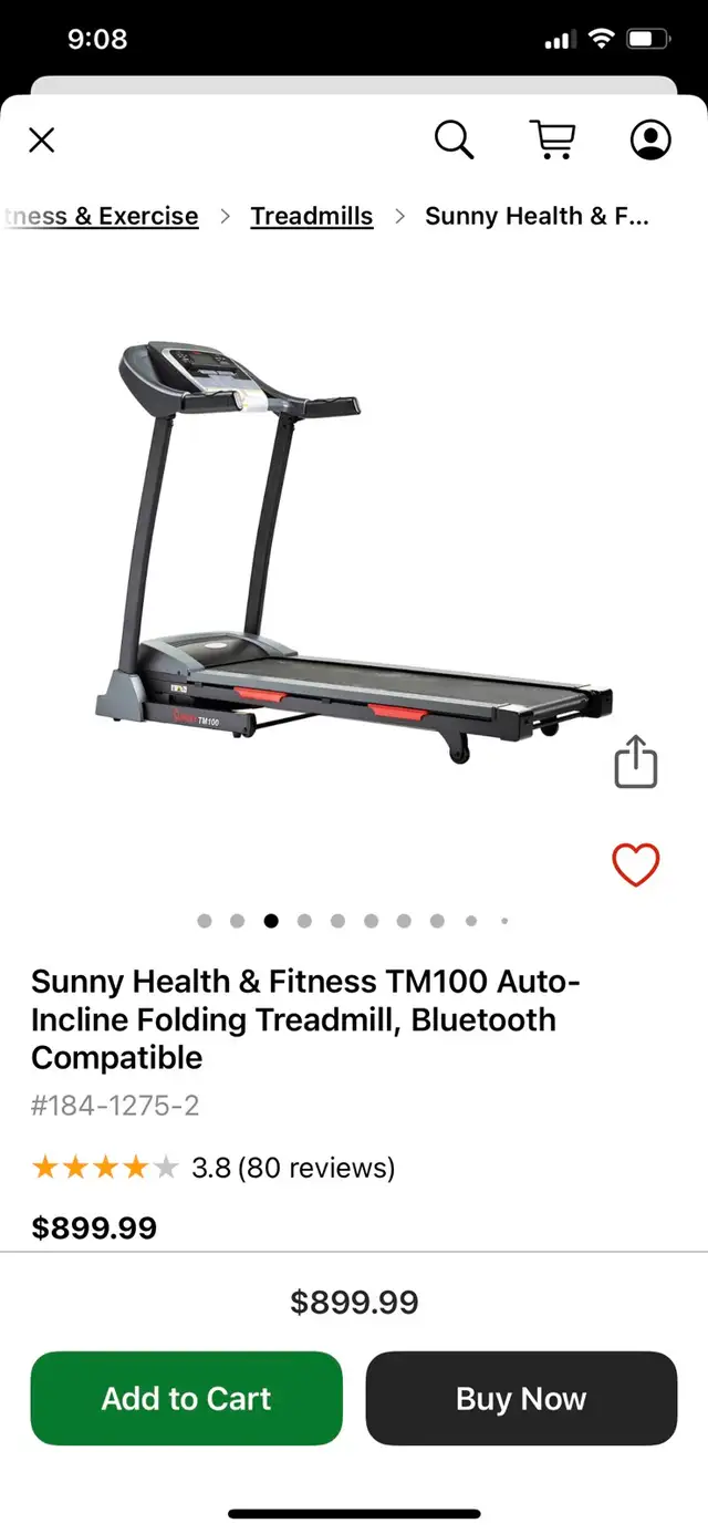 Sunny TM100 Treadmill - Photo 4