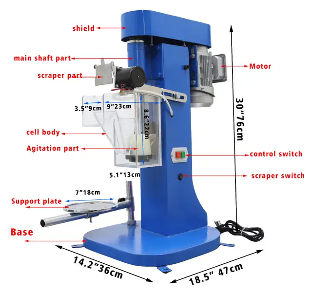 Mineral Processing Equipment Lab Flotation Machine 220V 134090 - Photo 10