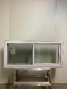 10819CP Fenêtre Coulissante PVC Blanc 2 sect 2 ouvr 52 x 23