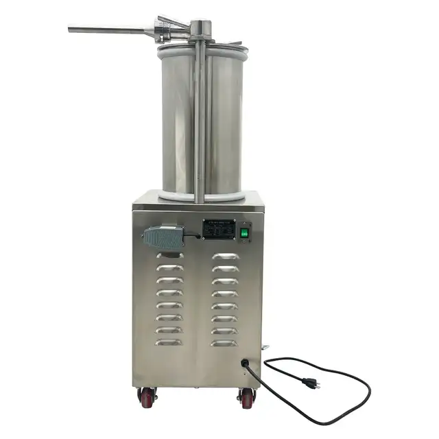 110V Hydraulic Auto Sausage Stuffer Meat Filler Machine 153127 - Photo 7