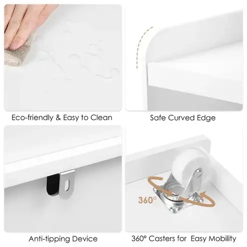 Brand New Elegant Kids Bookcases/Cabinets With 2-Drawer $169 - Photo 3