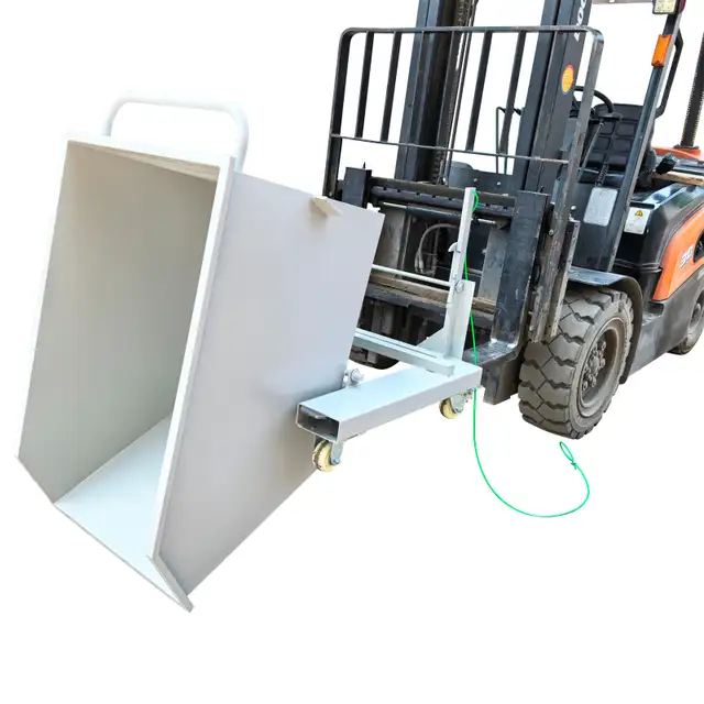 Self-Dumping Steel Hopper for Manual Operation Forklifts 170166 - Photo 4