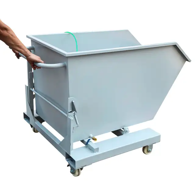 Self-Dumping Steel Hopper for Manual Operation Forklifts 170166 - Photo 6