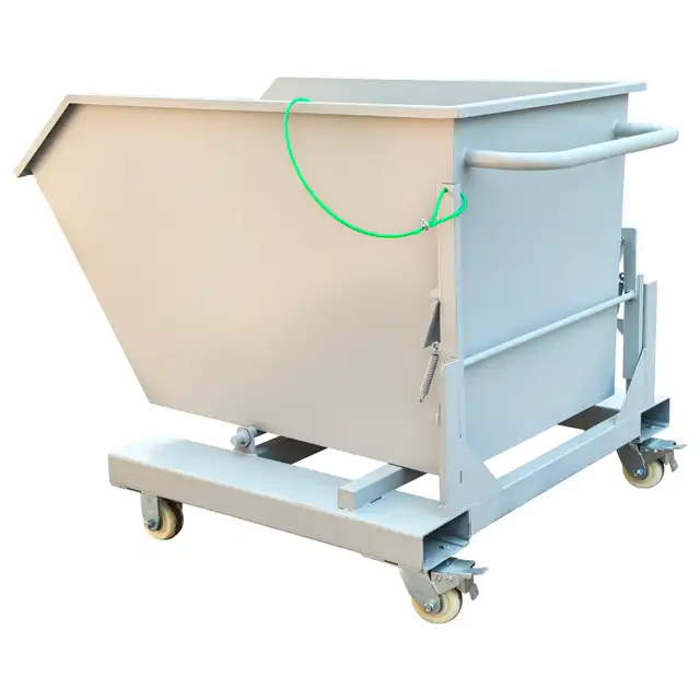 Self-Dumping Steel Hopper for Manual Operation Forklifts 170166 - Photo 7