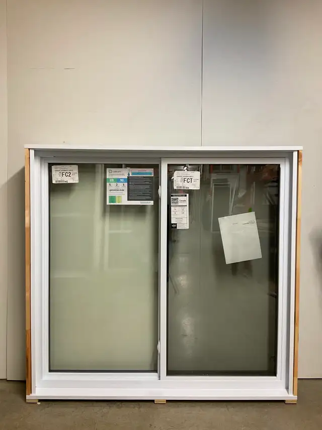 10731CH Fenêtre Coulissante HYBRIDE Noir  60 1/4 x 56 - Photo 2