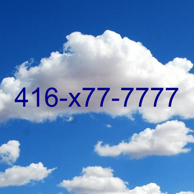 Etobicoke Easy 7777 Most Incredible 416 Numbers Ines Sale