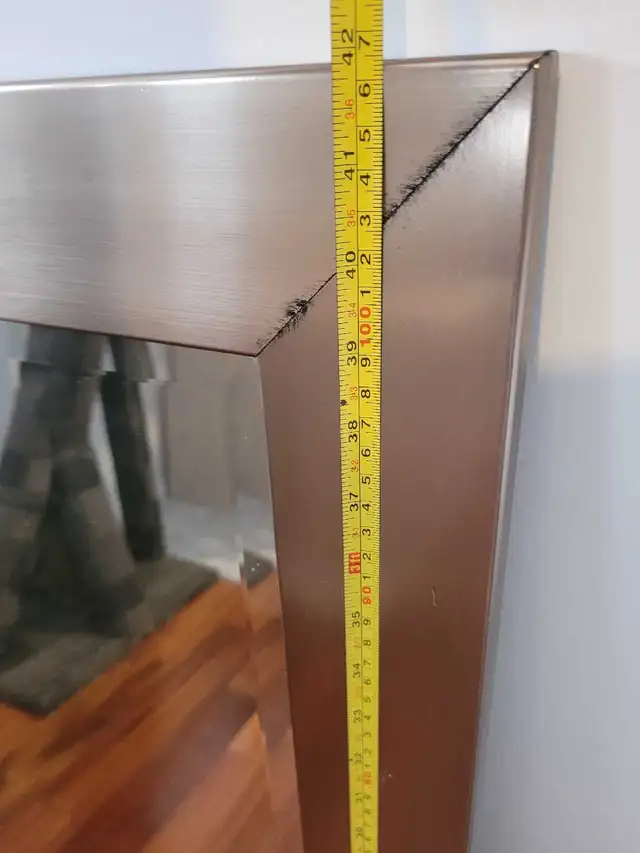 Framed Beveled Mirror - Photo 2