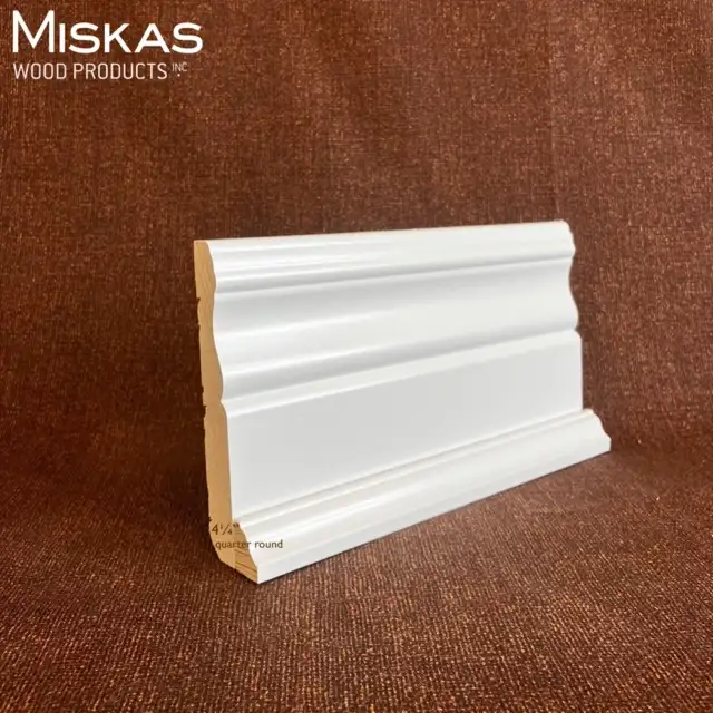 Primed Baseboards Colonial Style -Trim and Moulding Manufacturer - Photo 2