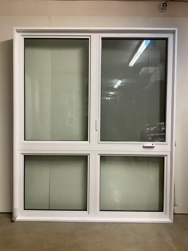 10832JBH Fenêtre Jumelée Battant HYBRIDE Brun Com 71 1/2 x 86 - Photo 2