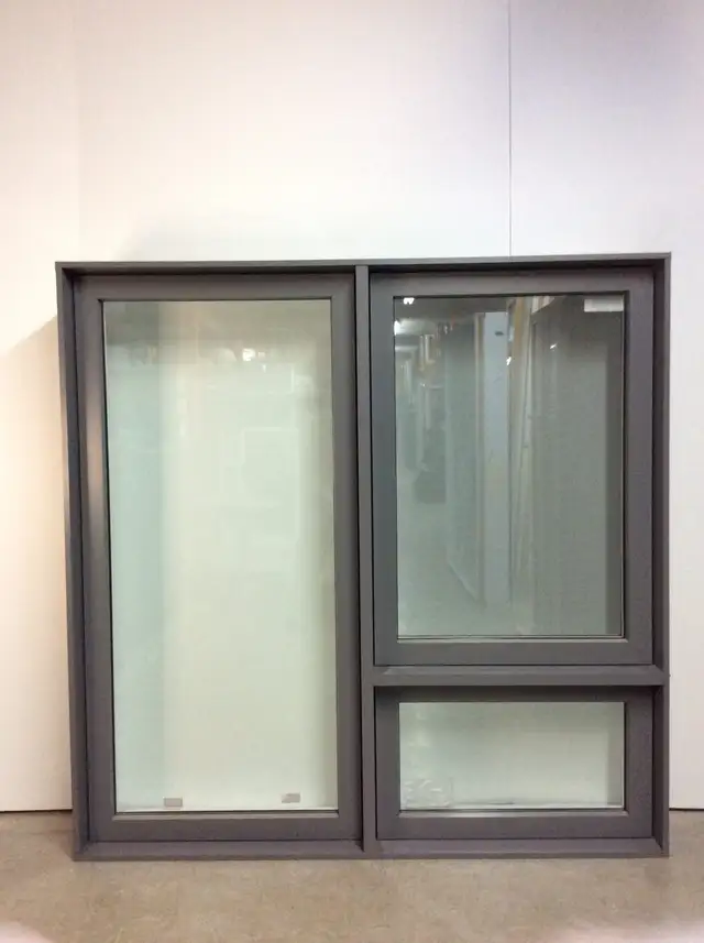 10406JBH Fenêtre Jumelée Battant HYBRIDE Charbon  60 x 60