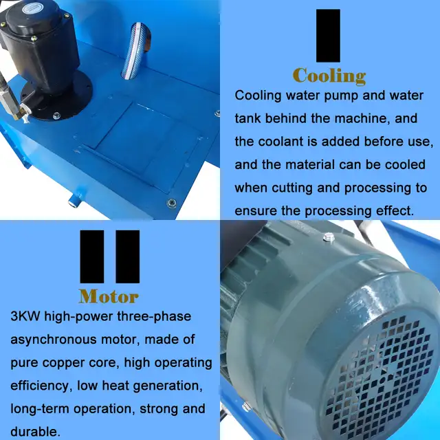 220V 60Hz 3 Phase Pipe Cutting Machine Metal Cutting 056264 - Photo 7