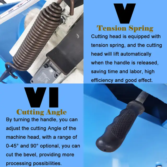 220V 60Hz 3 Phase Pipe Cutting Machine Metal Cutting 056264 - Photo 9