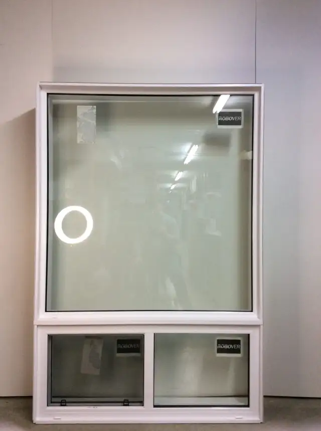 10345JCP Fenêtre Jumelée Coulissante PVC Combiné 47 x 70