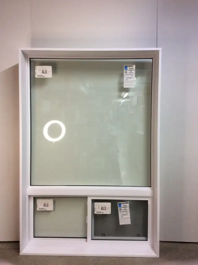 10345JCP Fenêtre Jumelée Coulissante PVC Combiné 47 x 70 - Photo 2