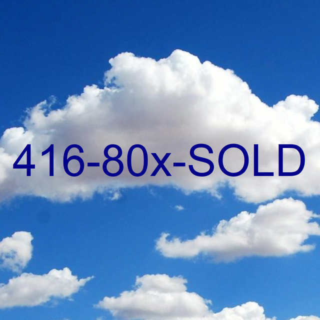 Easy ViP Memorable Toronto 416 Numbers Sale