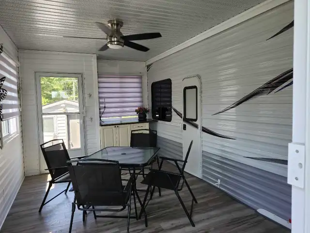 Chalet roulotte de parc Lac Simon. Copropriété bord du lac. - Photo 4