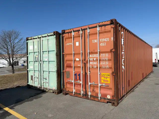 4 Shipping Containers