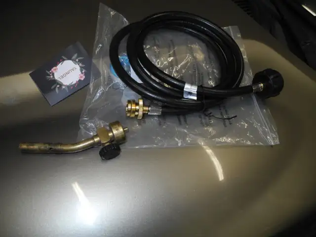 Propane Gas Turbo Torch Hose Adapter Kit,