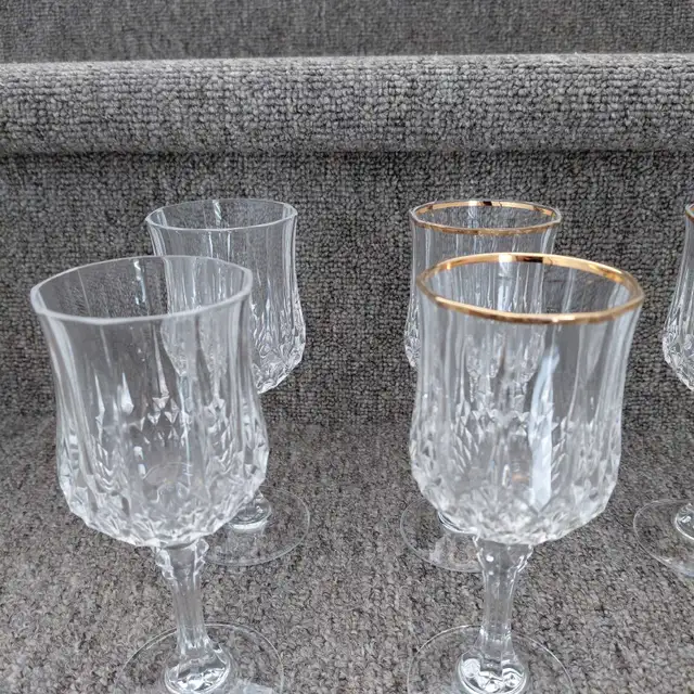 6 coupes à vin Cristal d'Arques Paris - Photo 4