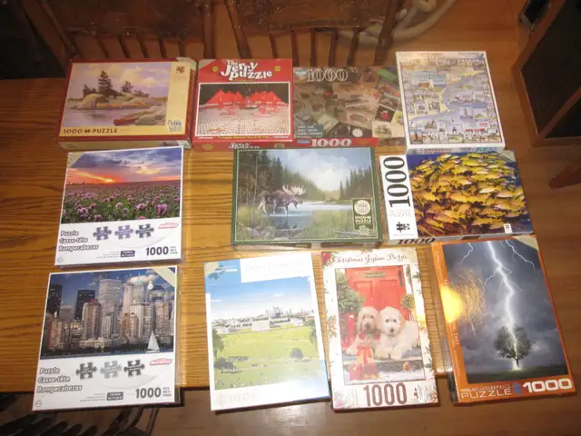 80 BRAND NEW 1000,1500 PIECE PUZZLES FACTORY SEALED $10-$6 - Photo 6