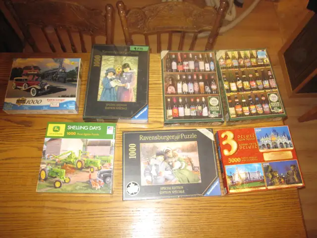 80 BRAND NEW 1000,1500 PIECE PUZZLES FACTORY SEALED $10-$6 - Photo 7