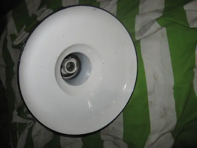 12' INDUSTRIAL GREEN WHITE PORCELAIN FARM FACTORY LIGHTING - Photo 2