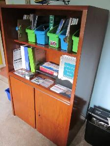 Office Bookcase w/ 2 Drawers