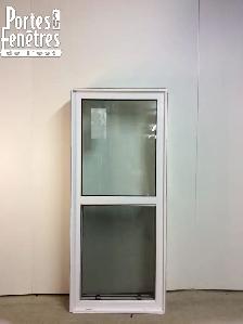 10287GP Fenêtre Guillotine PVC Guillotine simple 25 x 58 1/2