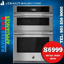 Jenn Air Rise JOECC530RL 30' Smart Microwave Wall Oven Combo Wit