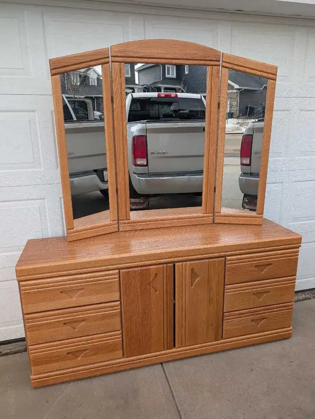 Dresser with Mirror - Can Deliver