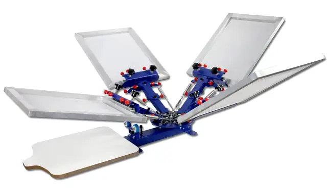 Micro-adjust Table Type 4 Color 1 Station Press Printer 006522 - Photo 3