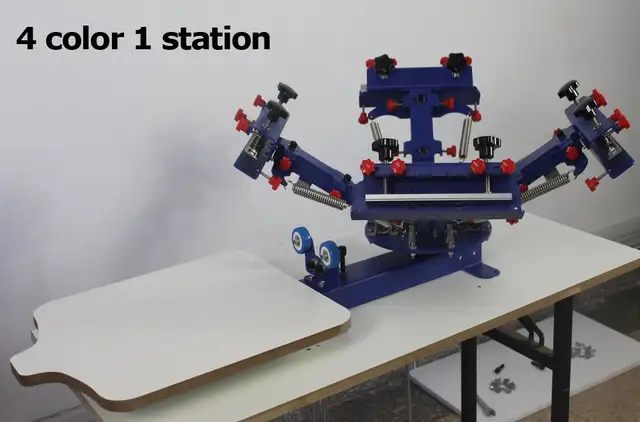 Micro-adjust Table Type 4 Color 1 Station Press Printer 006522 - Photo 5